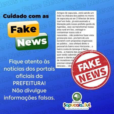 FAKE NEWS. CUIDADO!!! - SindMotoristas