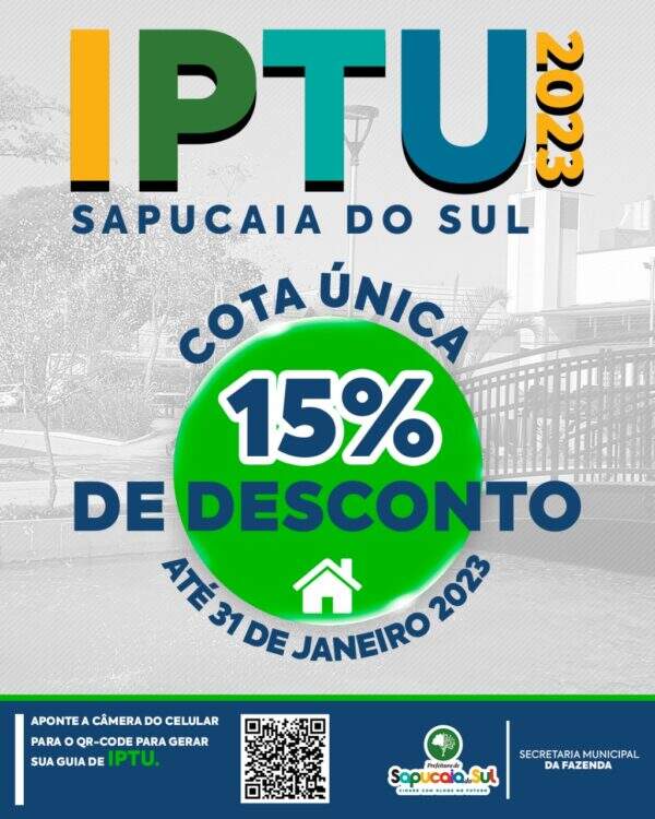 IPTU 2023 🏠 🏬 - Prefeitura Municipal de Sapucaia do Sul