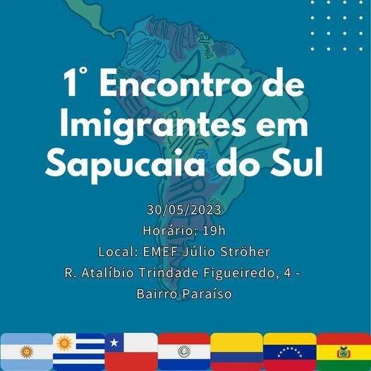 PRIMEIRO ENCONTRO DE IMIGRANTES EM SAPUCAIA DO SUL