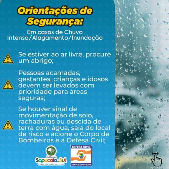 A Defesa Civil do Rio Grande do Sul emitiu um alerta para a formação de um ciclone extratropical na região.