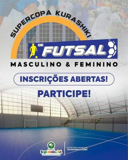 Vem aí: SUPERCOPA KURASHIKI DE FUTSAL