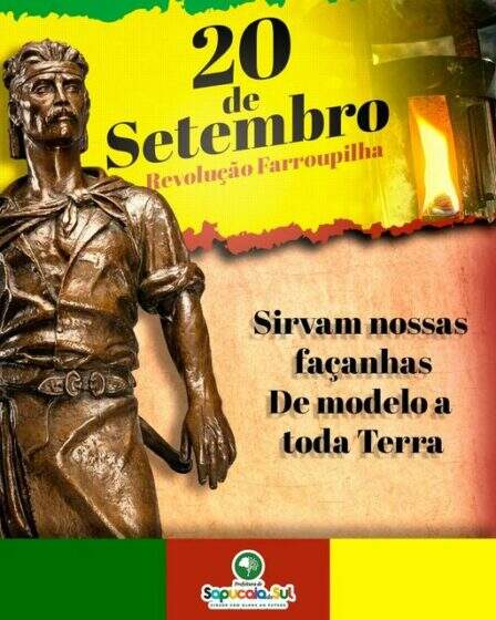 20 de Setembro – REVOLUÇÃO FARROUPILHA
