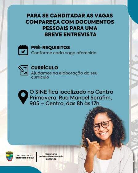 BORA COMEÇAR A SEMANA DE EMPREGO NOVO!