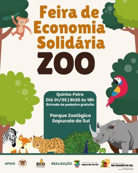 DIA DO TRABALHADOR É DIA DE FEIRA NO ZOO!