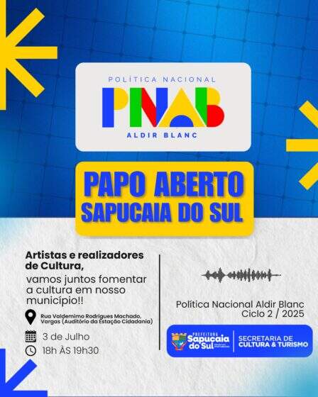 Participe do Papo Aberto em Sapucaia do Sul!
