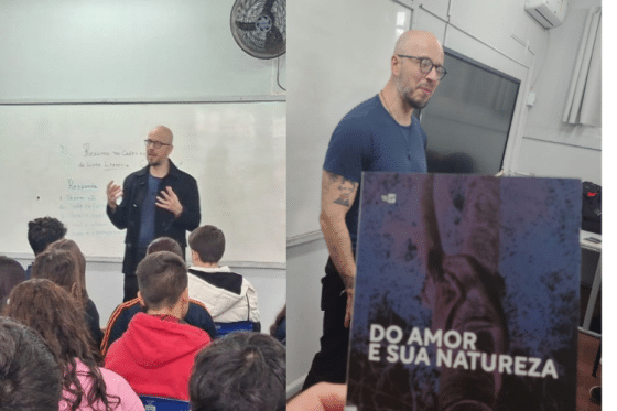 Escritor sapucaiense Éder Alves de Macedo participa de ação Autor Presente