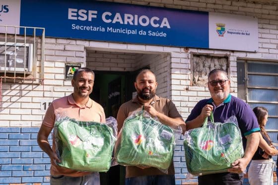 Gestantes de Sapucaia do Sul recebem kits do Programa Mãe Gaúcha
