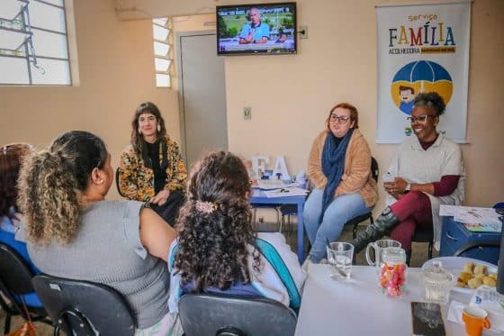 Espaço Família Acolhedora de portas abertas para a comunidade