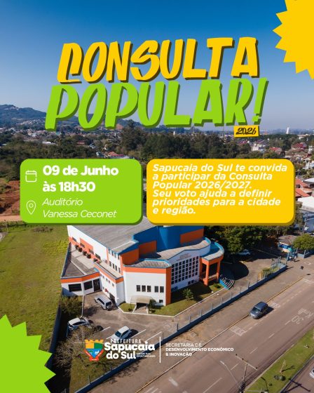 Participe da definição das prioridades de investimento para Sapucaia do Sul e região