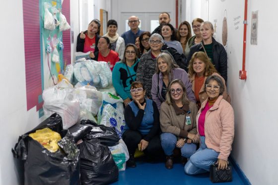 Núcleos de Ginástica artística de Sapucaia do Sul realizam doação de fraldas à Maternidade do HMGV