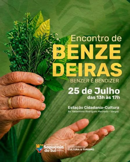 Encontro de Benzedeiras acontece no dia 25 de julho em Sapucaia do Sul