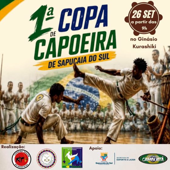 1ª Copa de Capoeira de Sapucaia do Sul acontece neste sábado