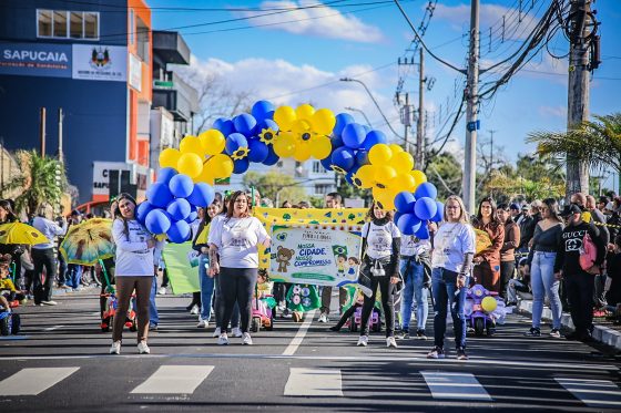 Sapucaia do Sul realiza o Desfile Cívico 2026