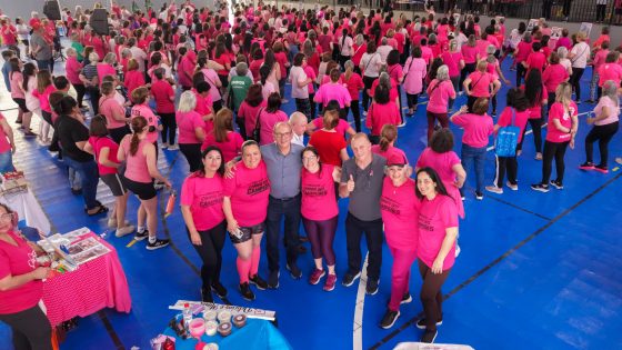 Sapucaia do Sul promove aulão de ginástica em alusão ao Outubro Rosa