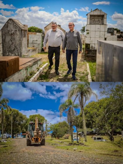 Prefeitura realiza limpeza nos cemitérios municipais